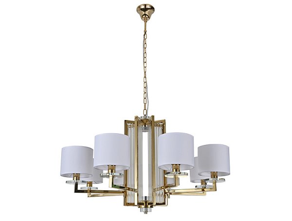 Подвесная люстра Newport 35408+1/C champagne gold
