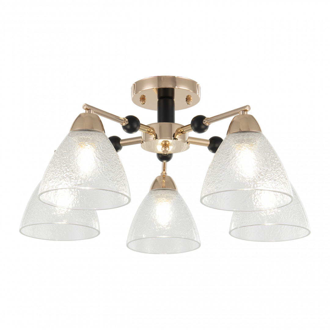 Люстра с плафонами 324119/5 FG+BK Arte Milano