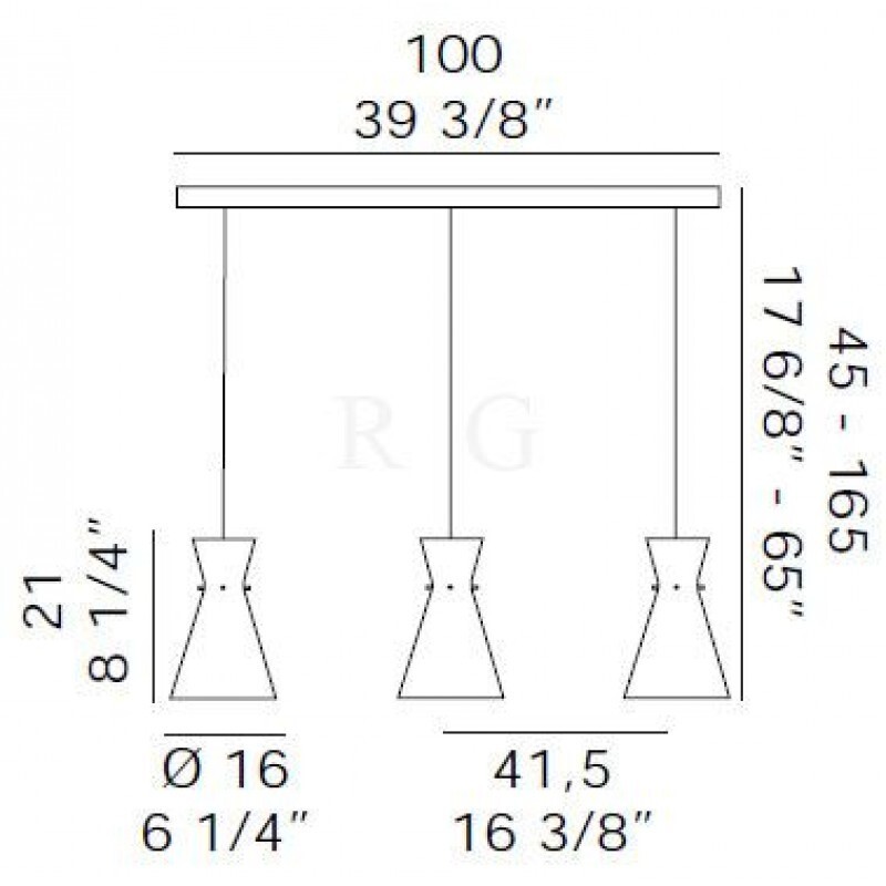 Подвесной светильник De Majo MEMORY S3PL SE