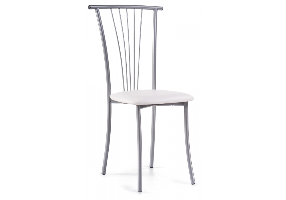 Стул Woodville Grigori белый полимер / светлый мусс 453987