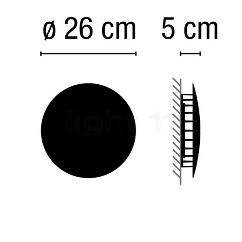 НАСТЕННЫЙ СВЕТИЛЬНИК VIBIA Meridiano 4720