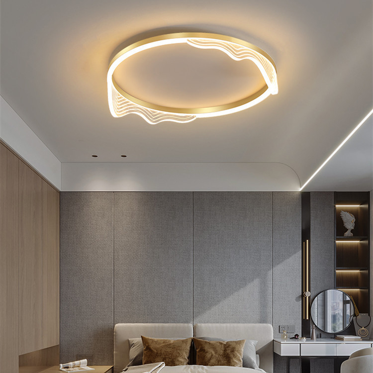 Потолочный светильник IZELIN D50 Brass by ImperiumLoft