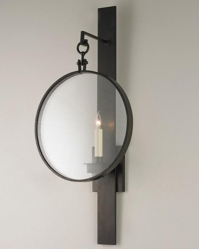 Чёрное бра Ноэль Louvre Home LHLSC330324SWL