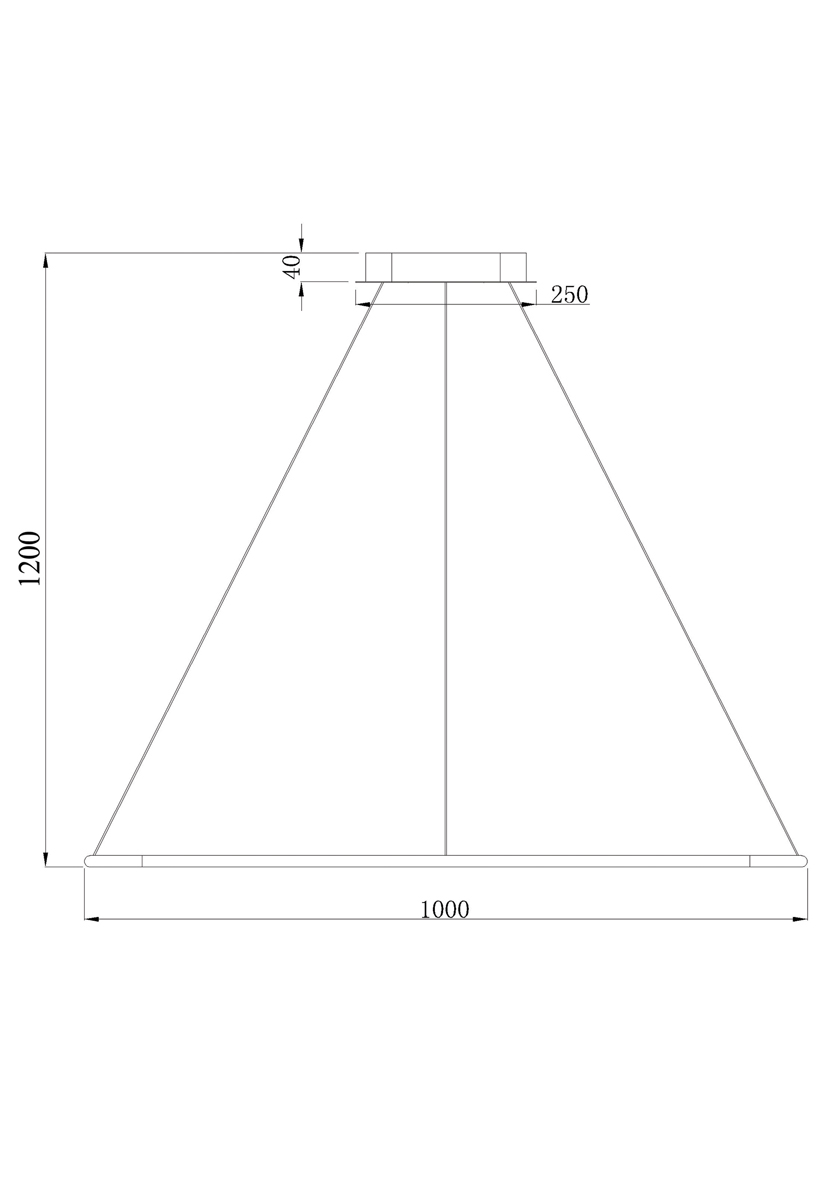 Подвесной светодиодный светильник Donolux S111024/1SQ 75W White In