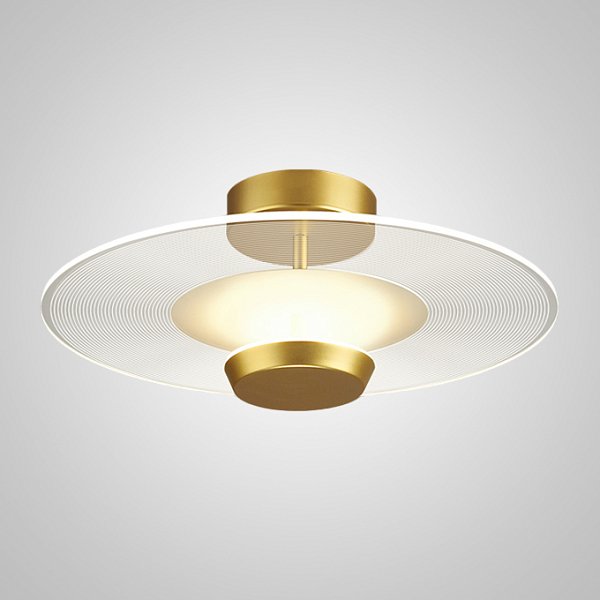 Потолочный светильник AMOS CH Brass by ImperiumLoft