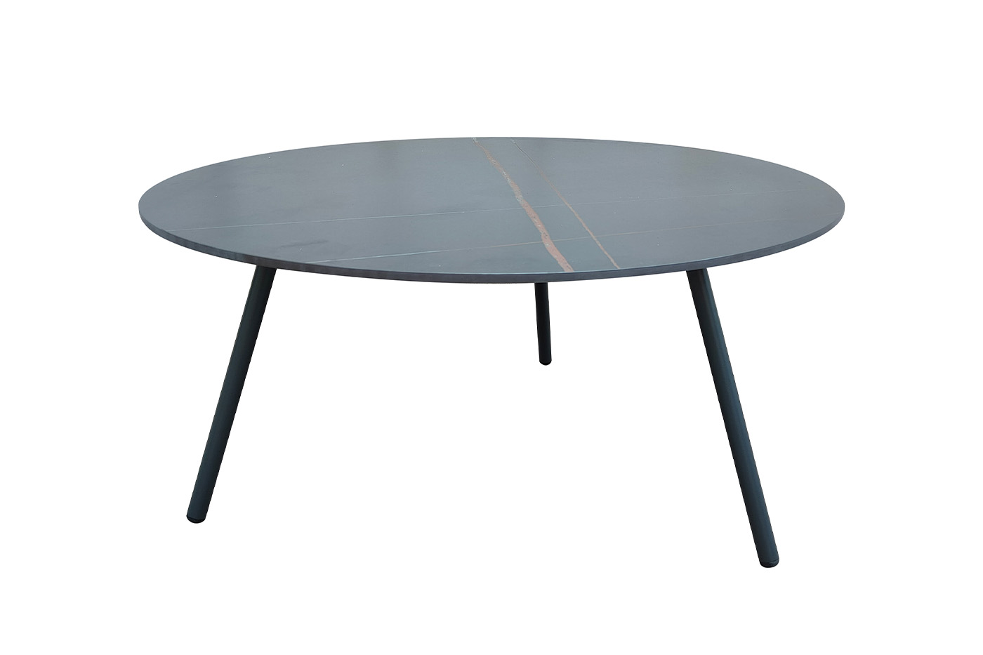 Стол кофейный EMBRACE уличный черный d100*38 Garda Decor 129KN-01450