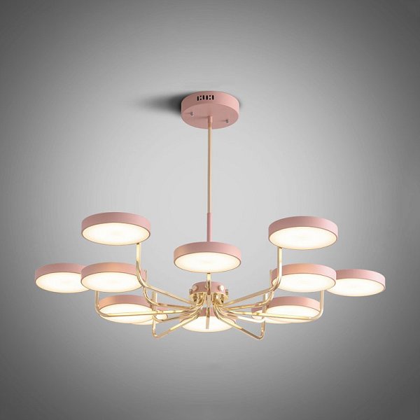 Подвесная люстра TAVIS D115 Pink by ImperiumLoft