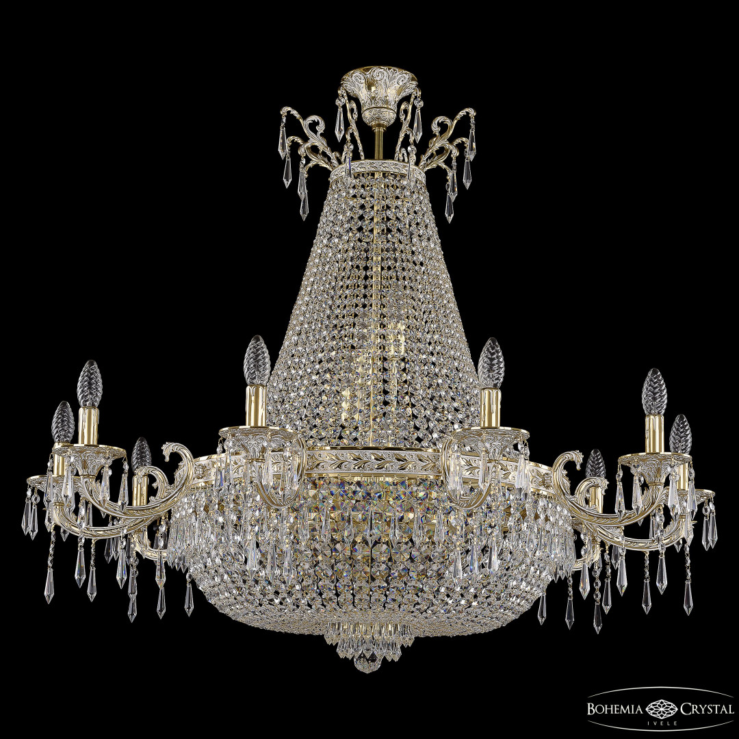 Люстра груша хрустальная 2127H208/10/106IV/Y1 GW Bohemia Ivele Crystal