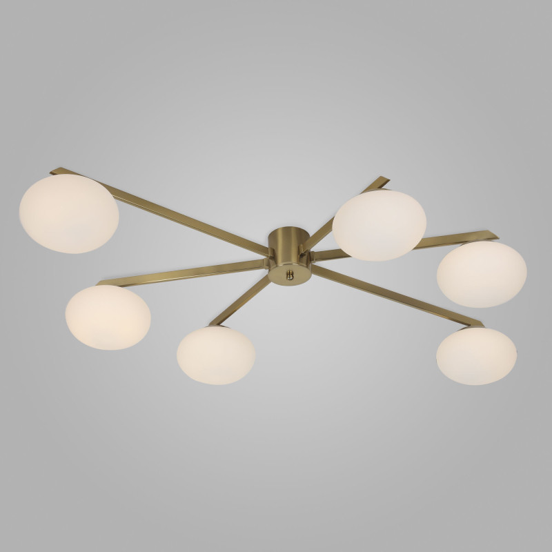 Накладная люстра Eurosvet 70220/6 латунь