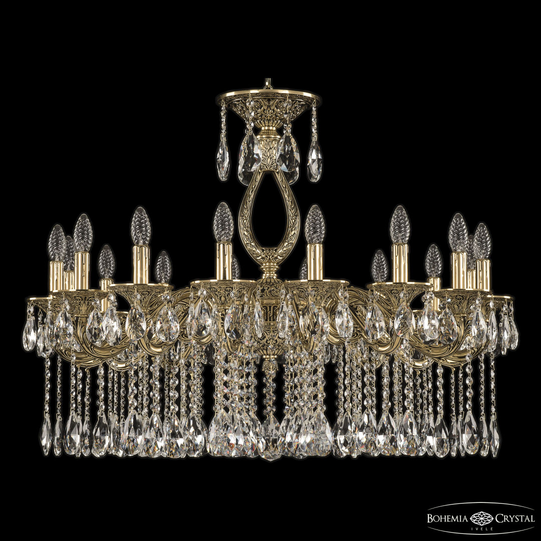 Люстра бронзовая с хрусталём 71302/16/300 A GB