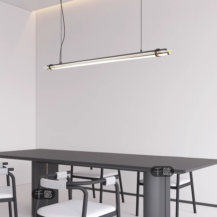 Реечный, рядный светильник DITMAR LONG L150 Black by ImperiumLoft