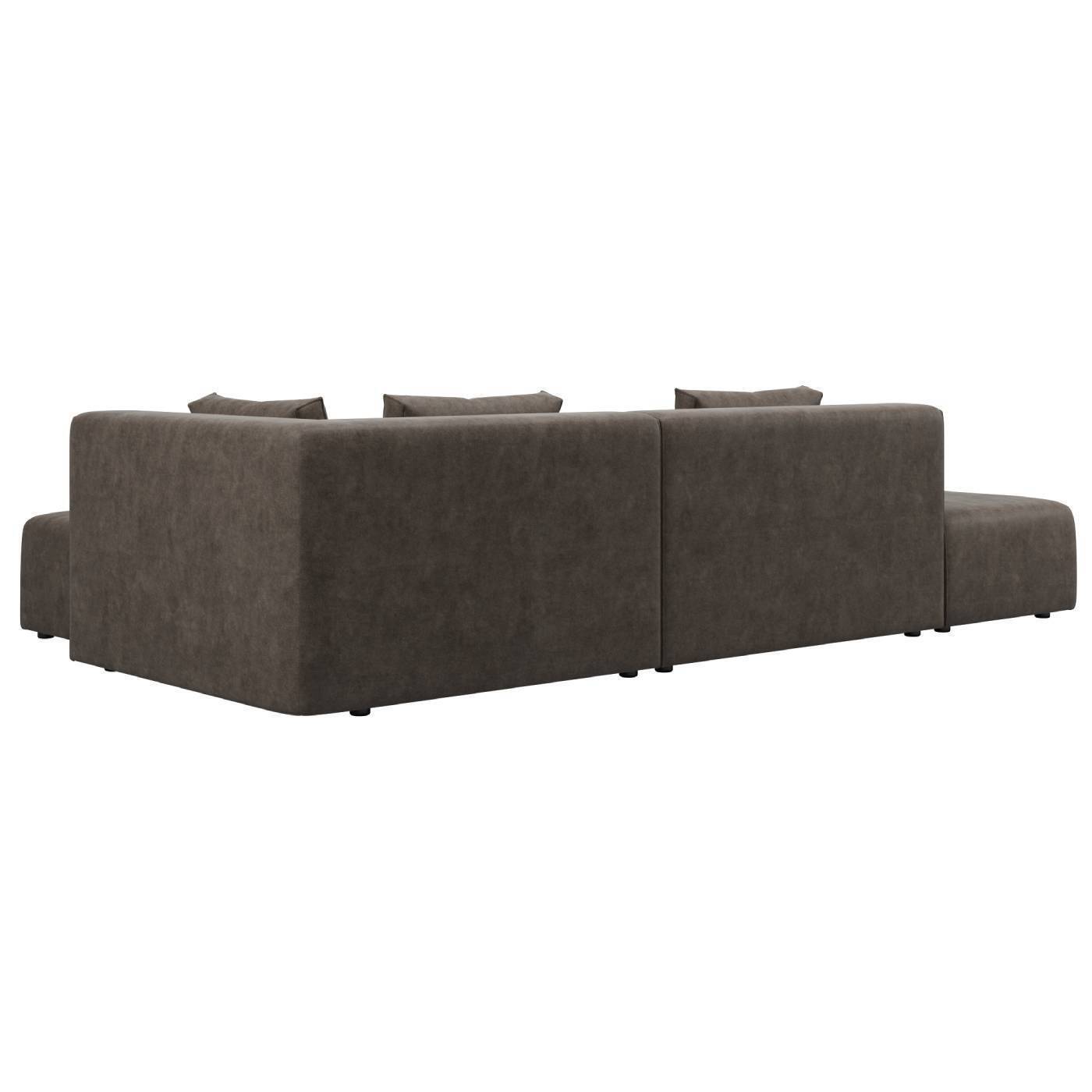 Диван угловой Ткань Иск.Замша KARE Industrial 99004C