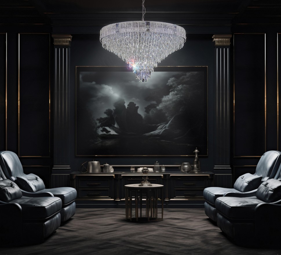 Люстра подвесная Fluorite FL1088-27P