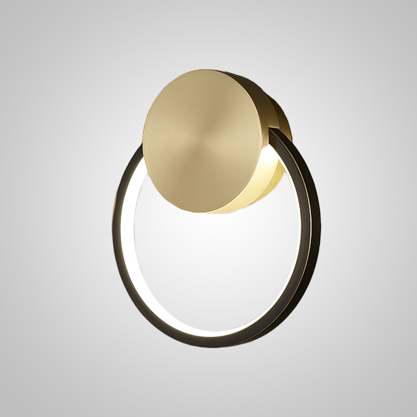 Настенный светильник WOLKE SMALL D20 Black by ImperiumLoft