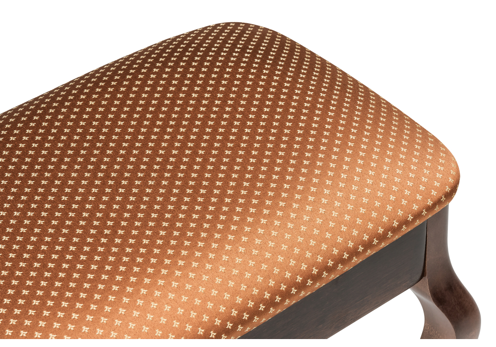 Банкетка Woodville Лусте венге / ткань коронка 515163