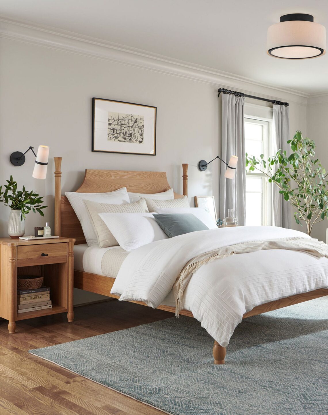 Чёрное бра Флемиш на шарнире Louvre Home JJ11113-2WA