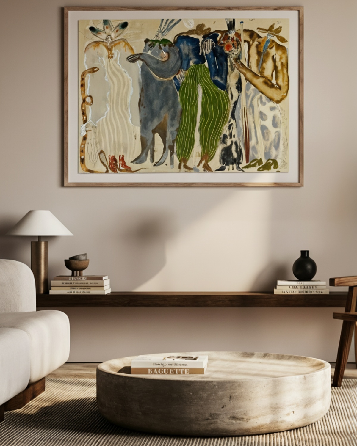 Настольная лампа Лиам с цилиндрическим основанием Louvre Home LTL736611MGI