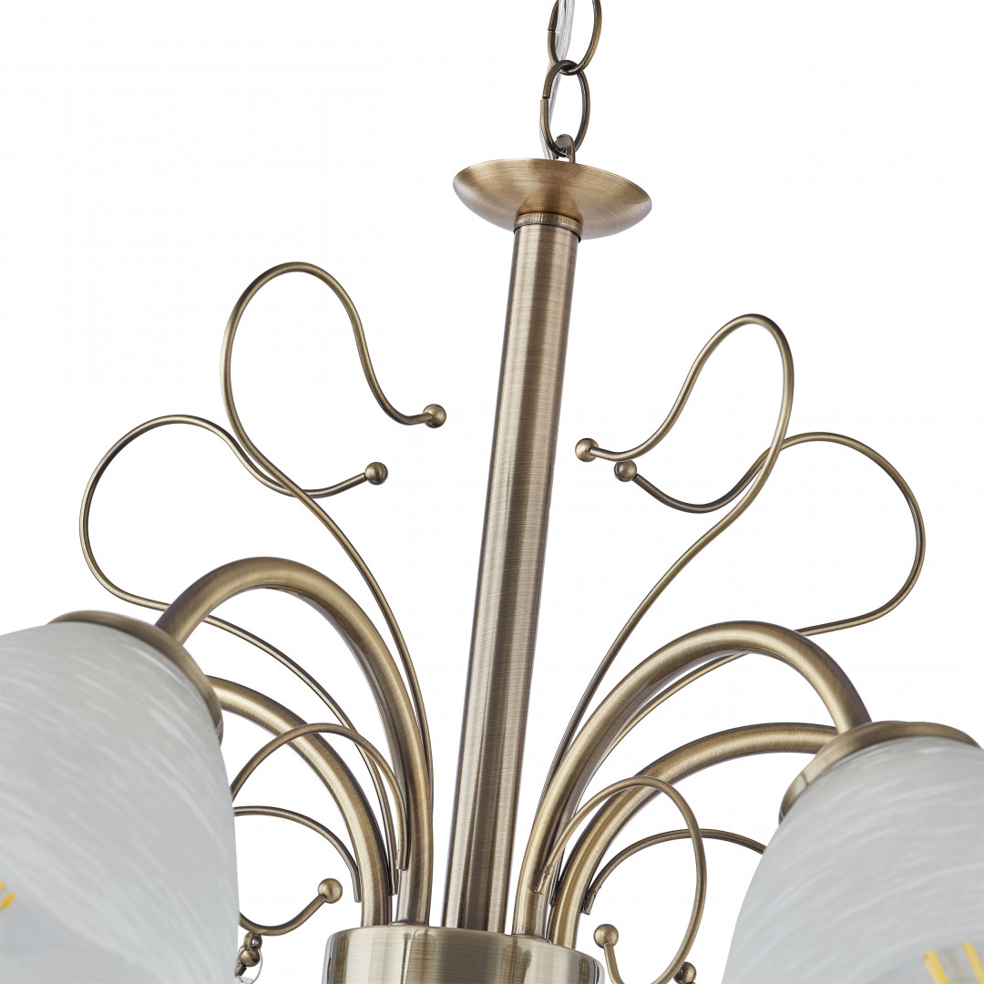 Люстра подвесная с плафонами 335656/5 AB Arte Milano