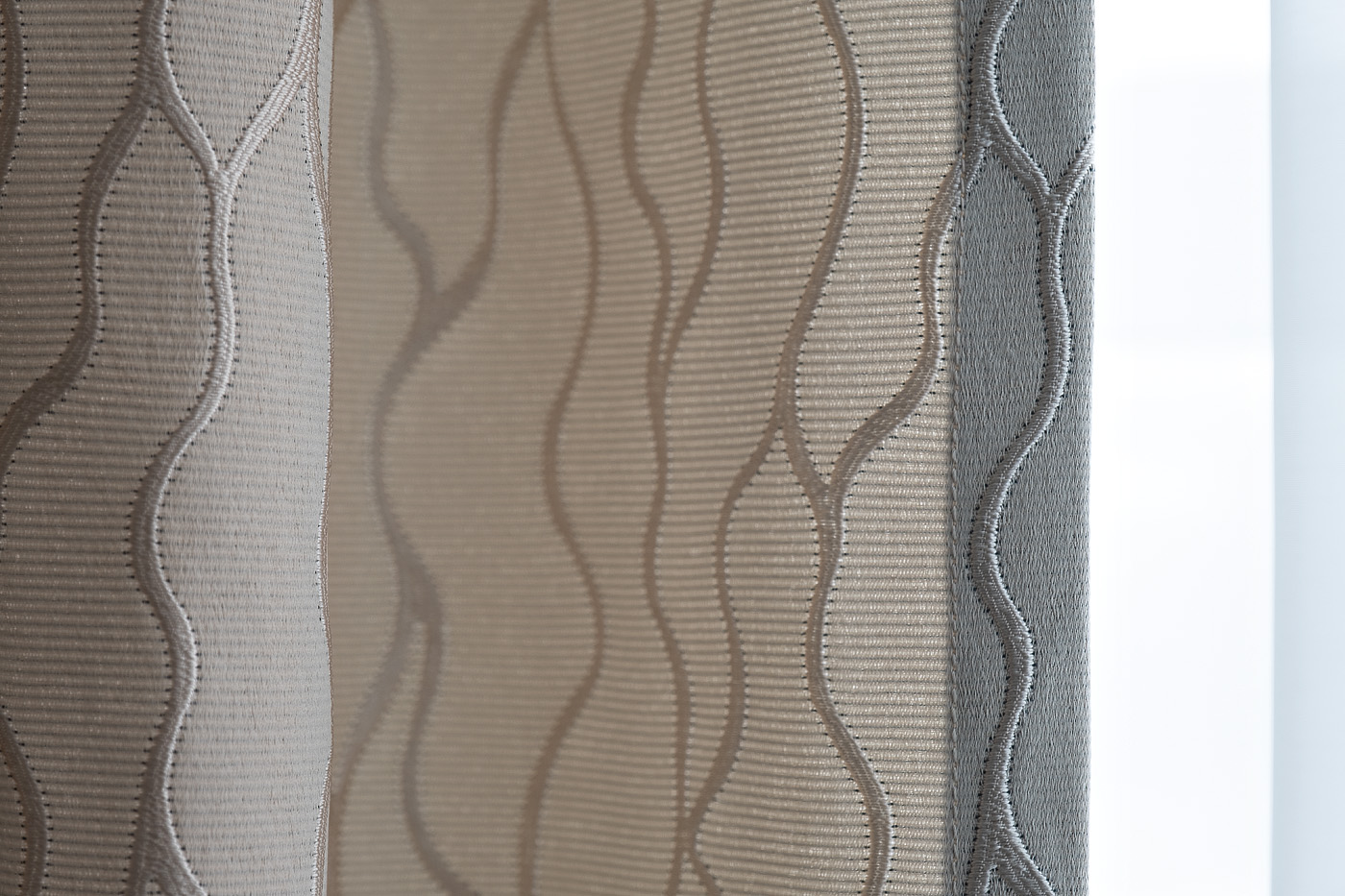 Портьера Mesh 275х260см бежевая Garda Decor 121GD-00004