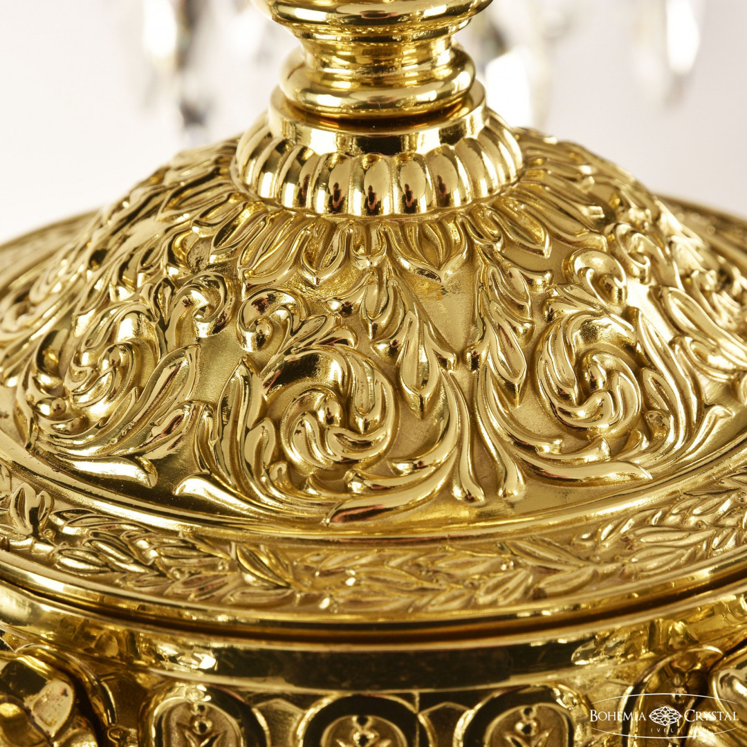 Люстра бронзовая с хрусталём 71401/5/175 B G FA5S