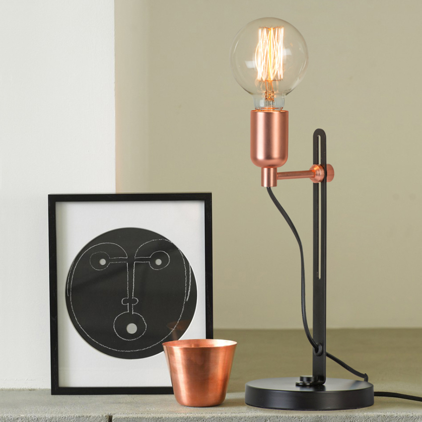 Настольная лампа PULLOUT TAB Bronze by ImperiumLoft