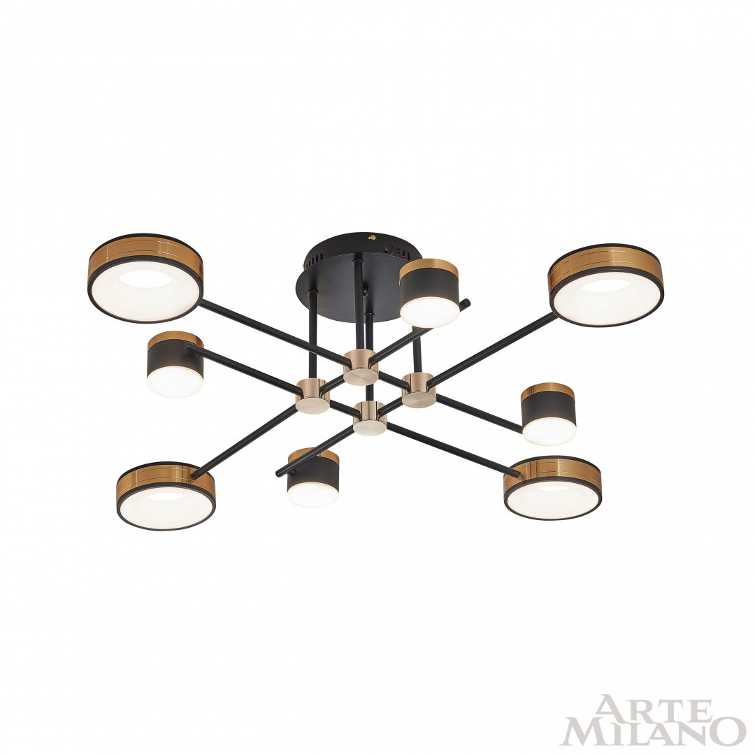 Светильник светодиодный 272040/8 BK/GD Arte Milano