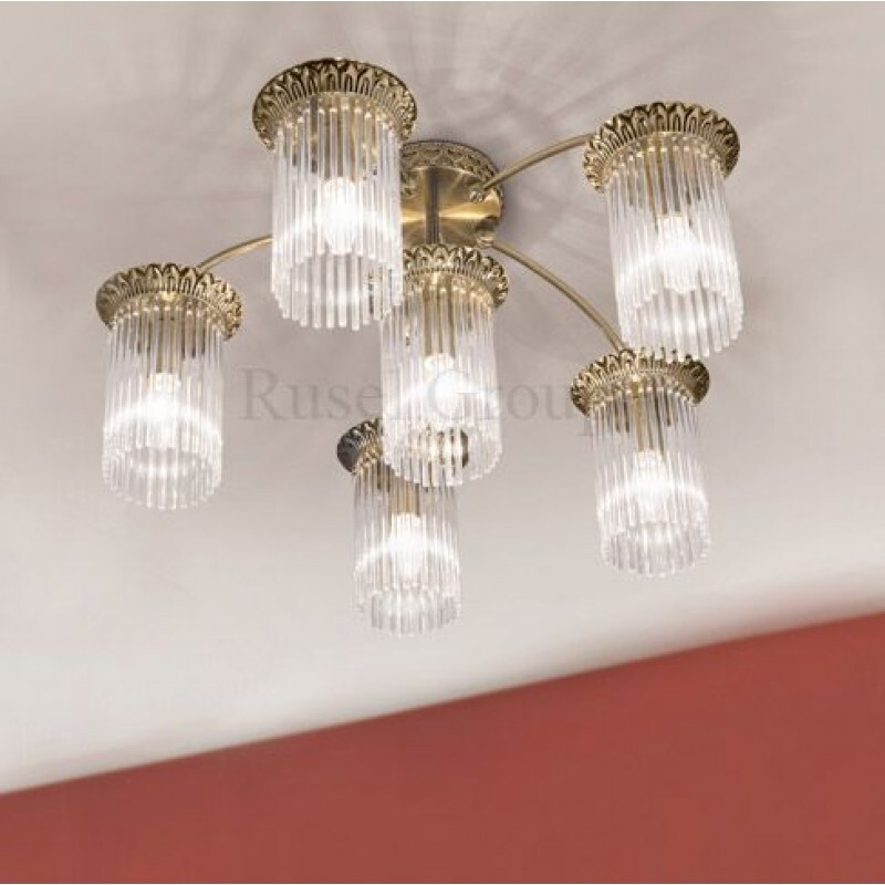 Потолочный светильник Orion DLU 1720/5+1 Patina