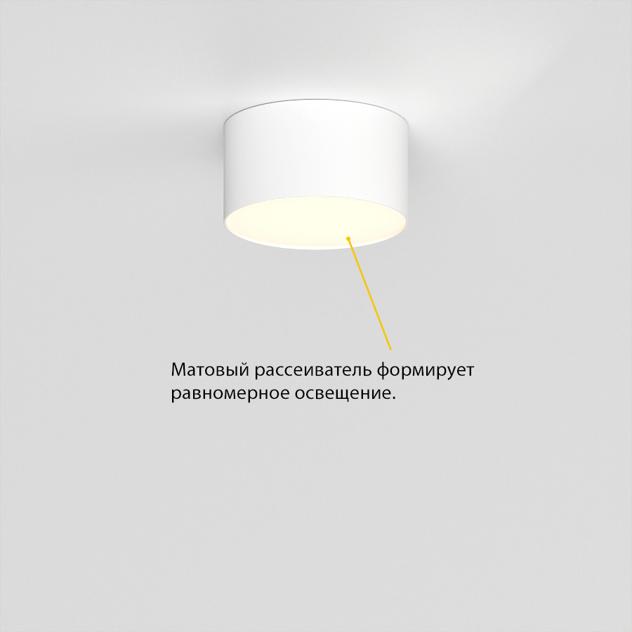 Накладной светодиодный светильник Ledron LXS0812-12W White 3000K