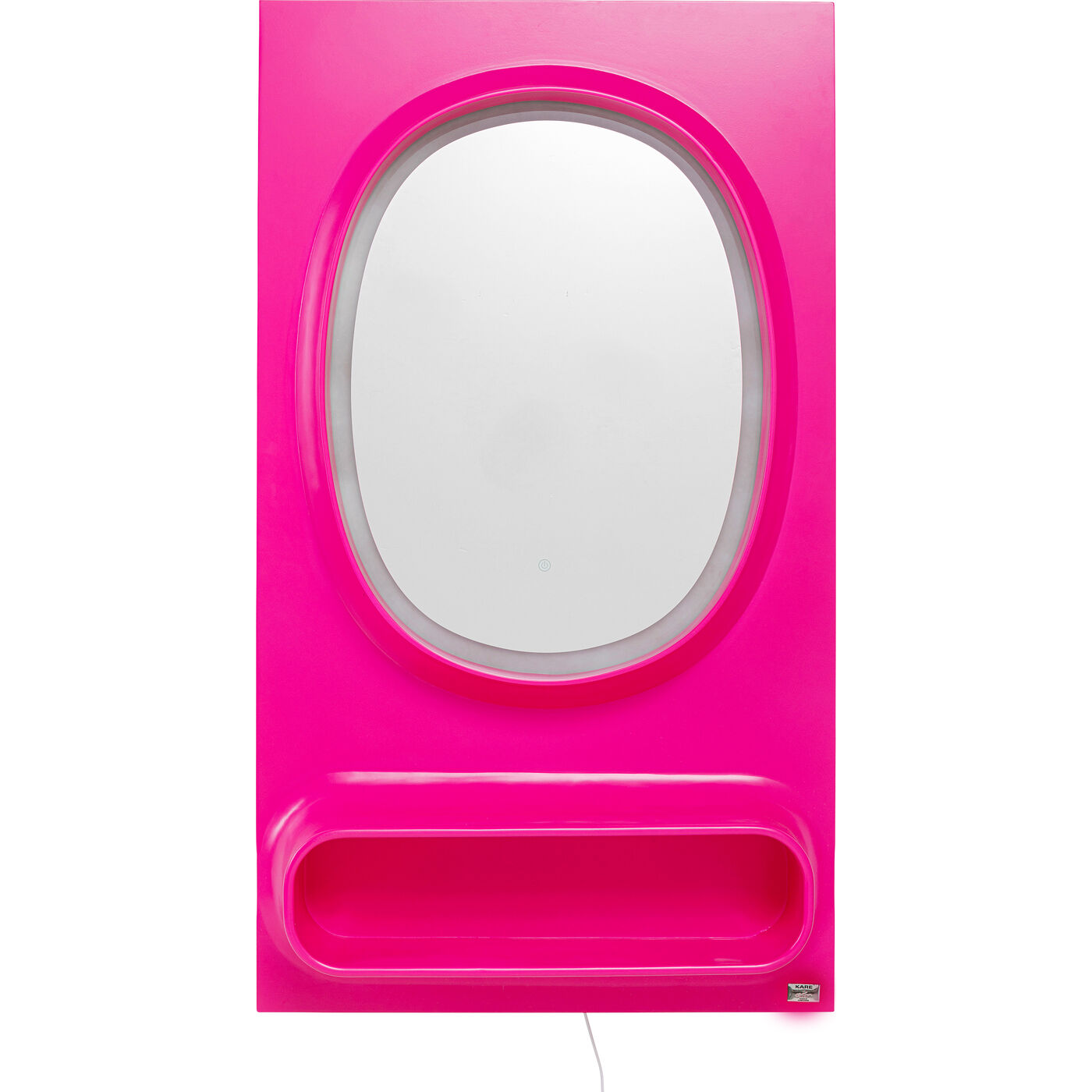 Зеркало настенное  KARE x Karim Rashid Aero LED Pink 80x141cm KARE 70843