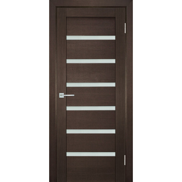 Межкомнатная дверь Graf ТЕХНО-707 белый сатинат Венге (2000 х 700)