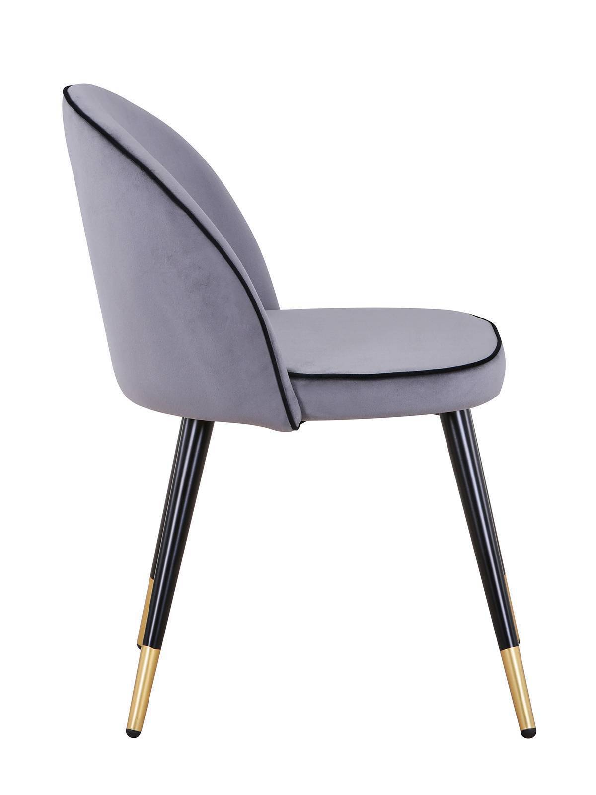 Стул Gabi LUX велюр серый Stool Group