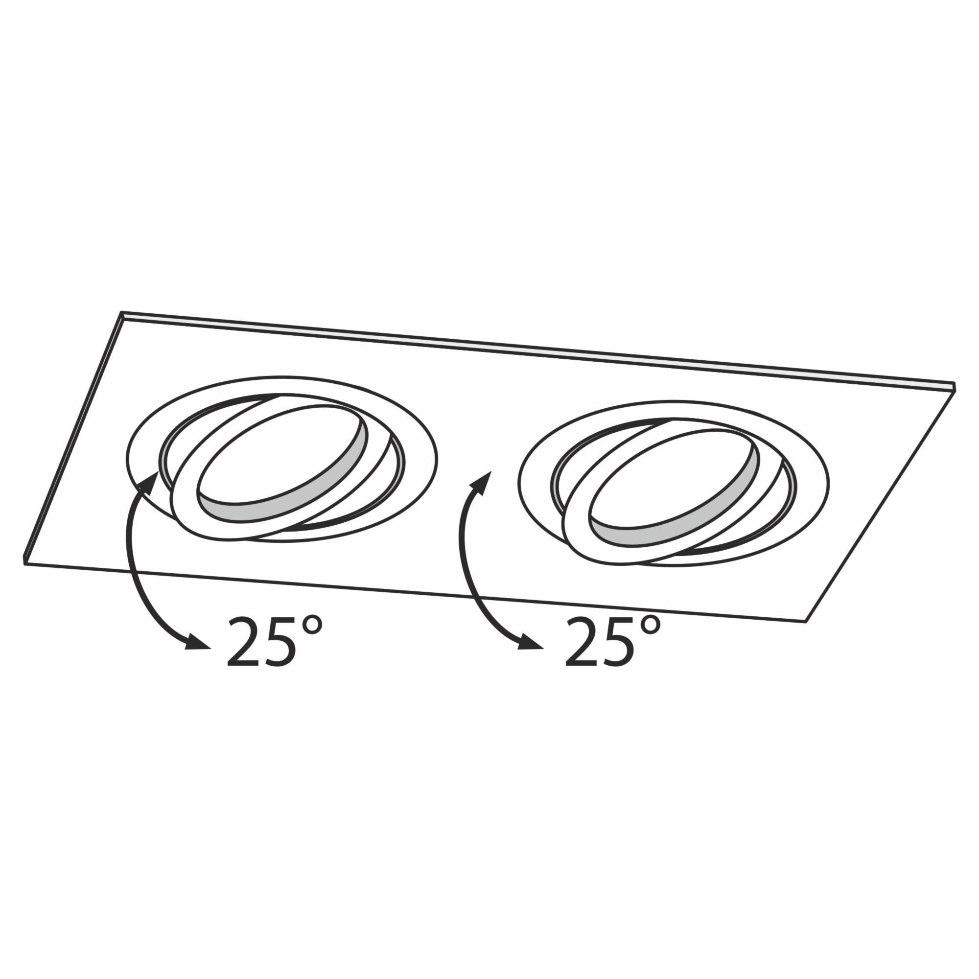 Встраиваемый светильник Maytoni DL024-2-02B