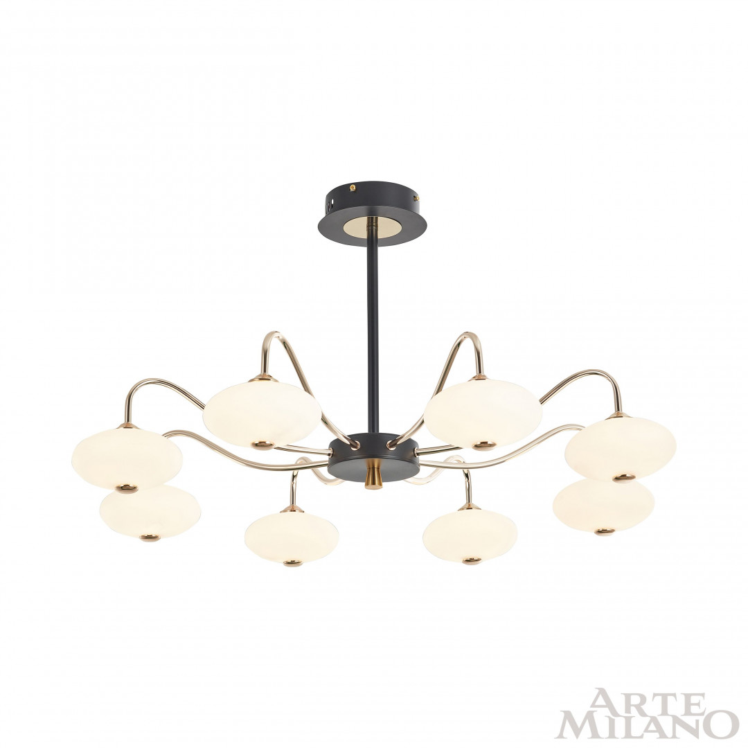 Люстра светодиодная 273908/8 BK/GD Arte Milano