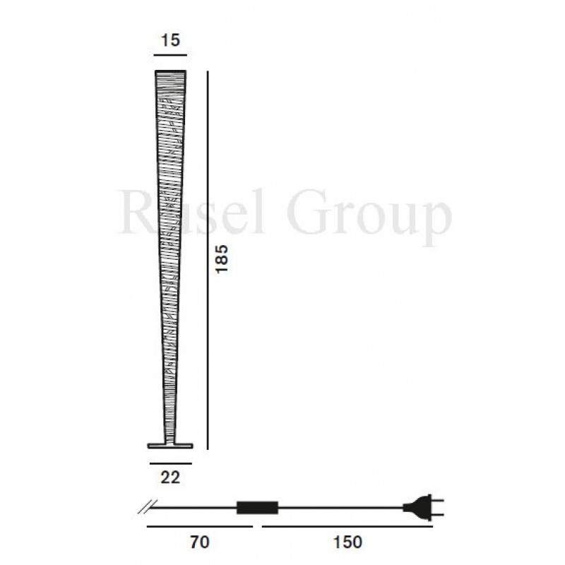 Напольный светильник Foscarini Tress Stilo terra