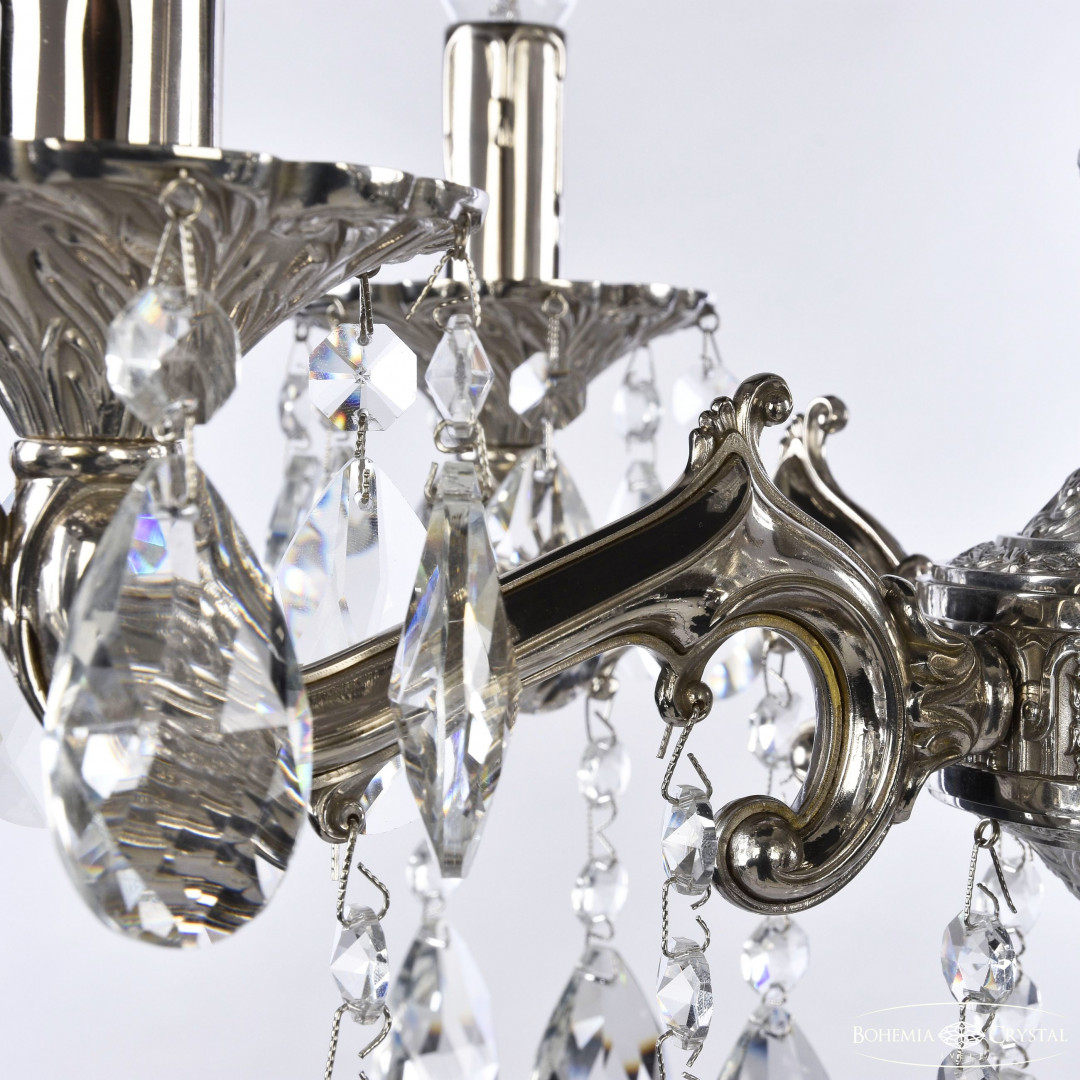 Люстра бронзовая с хрусталём 72102/5/125 A Ni