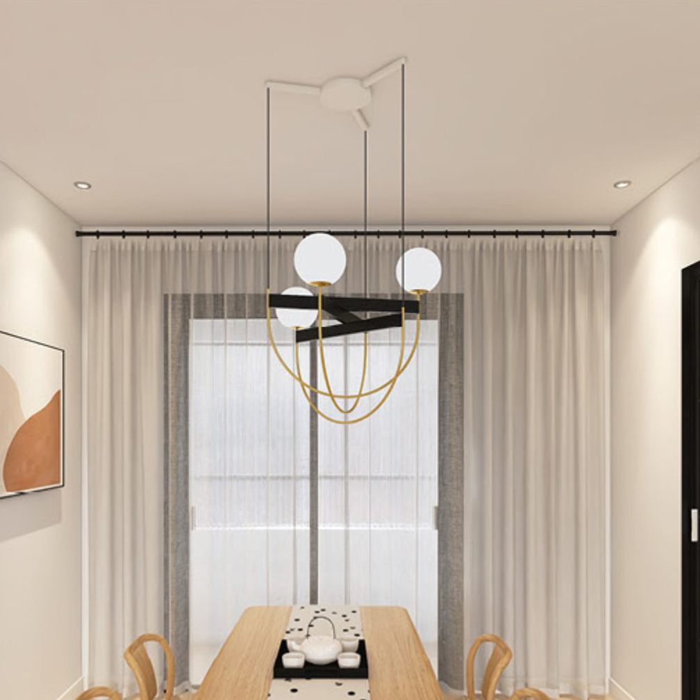 Подвесной светильник GIERTON D54 Light brown by ImperiumLoft