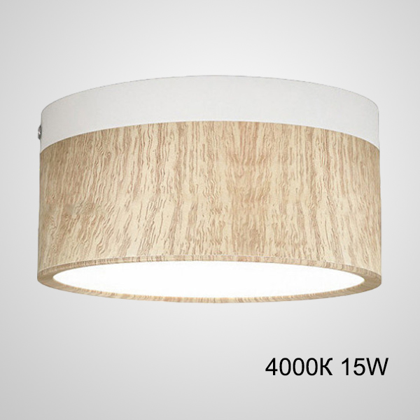 Точечный светильник FOG WOOD D14,5 White 4000К 15W by ImperiumLoft