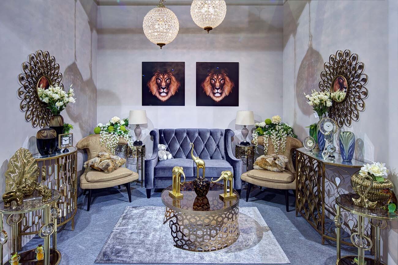 Стол журнальный круглый Garda Decor 13RXCT8012-GOLD