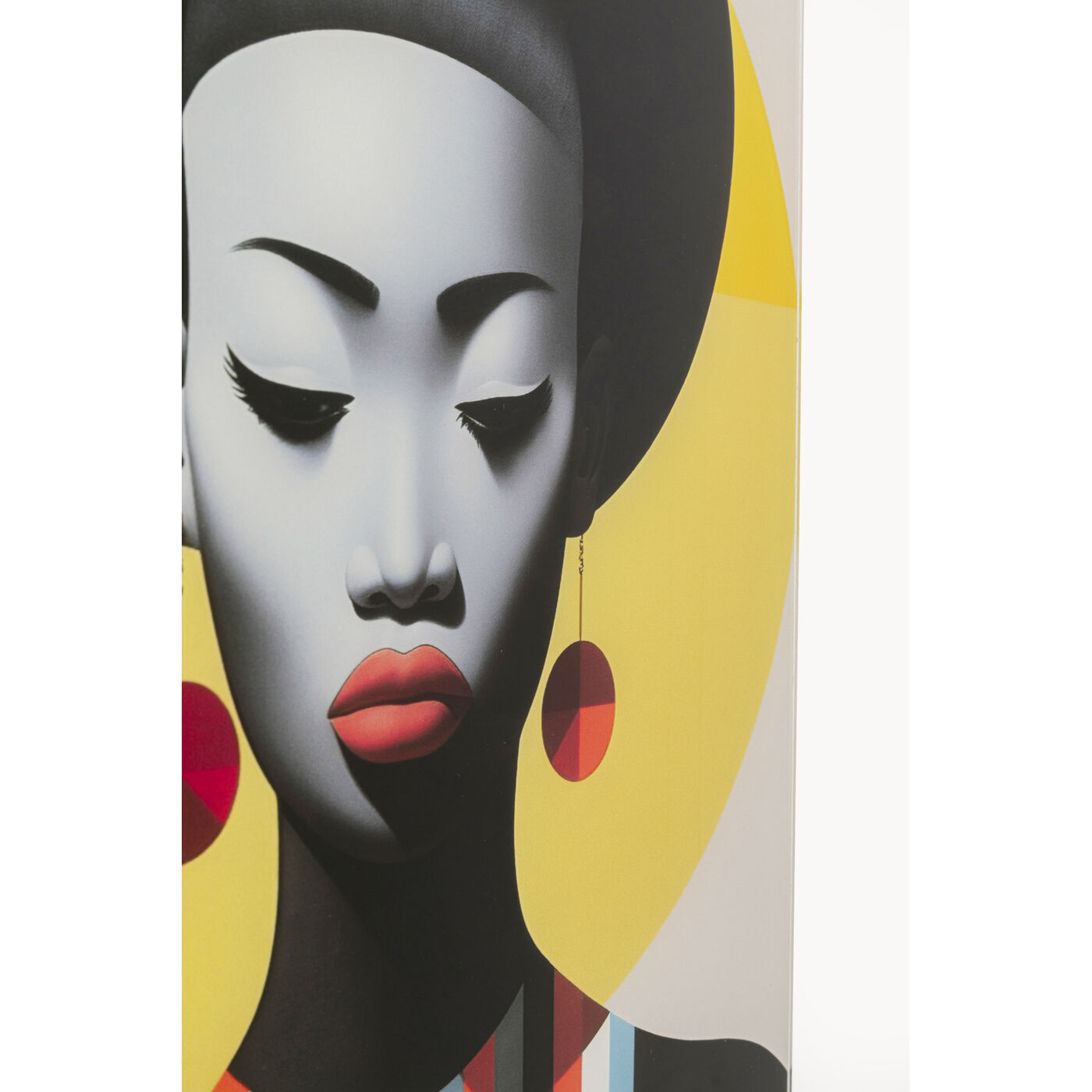 Картина стеклянная Muse Retro Lady 30x40cm (2/Set) KARE 57837