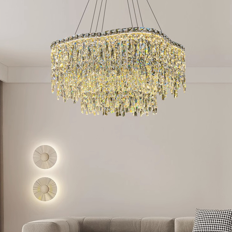 Кольцевая люстра MICHELLE D50+80 Chrome by ImperiumLoft