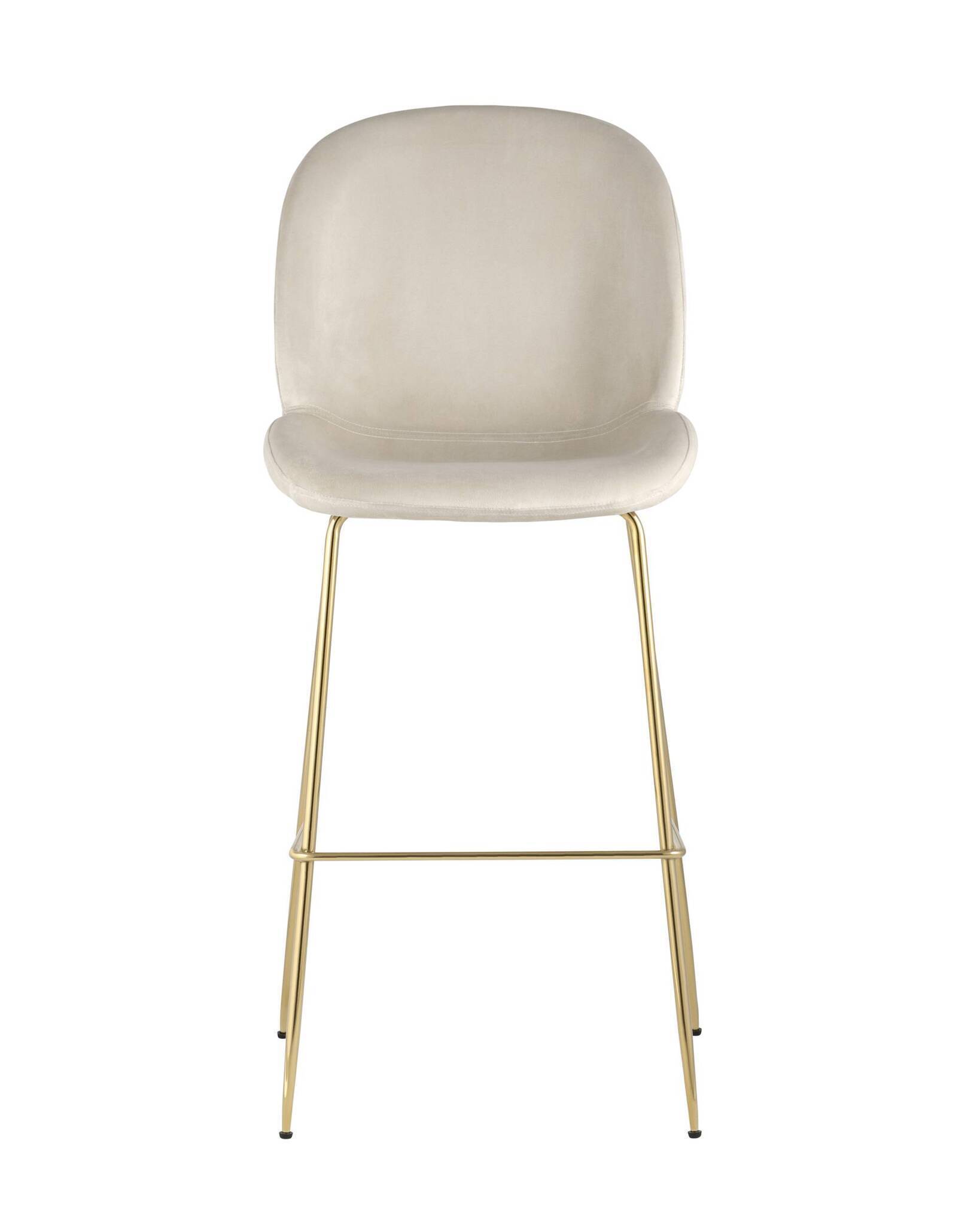 Стул барный Beetle со спинкой бежевый Stool Group