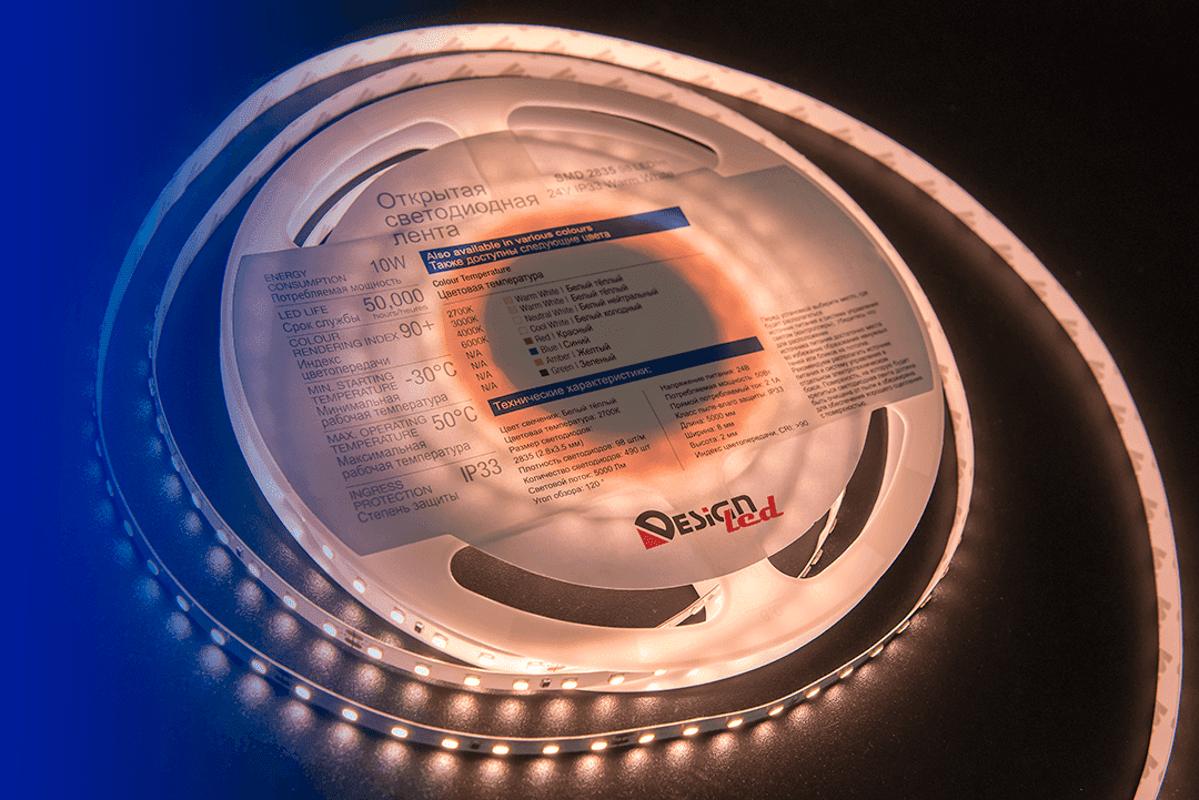 Лента светодиодная DesignLed DSG298-24-WW-33 Лента светодиодная DesignLed DSG298-24-WW-33