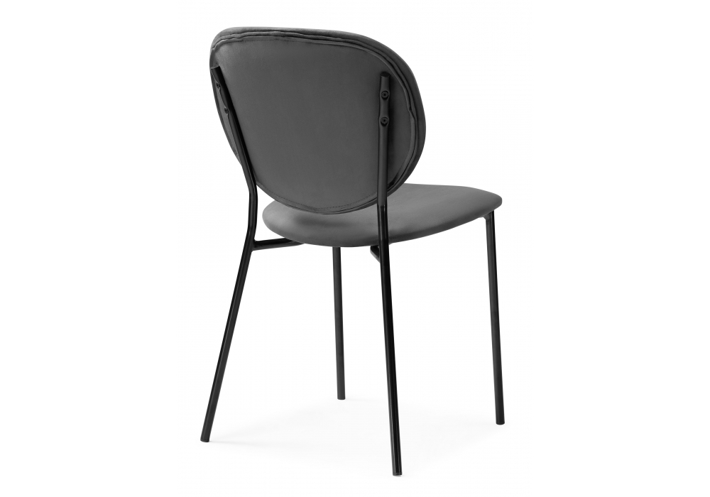 Стул Woodville Саранда графитовый / черный глянец 494363