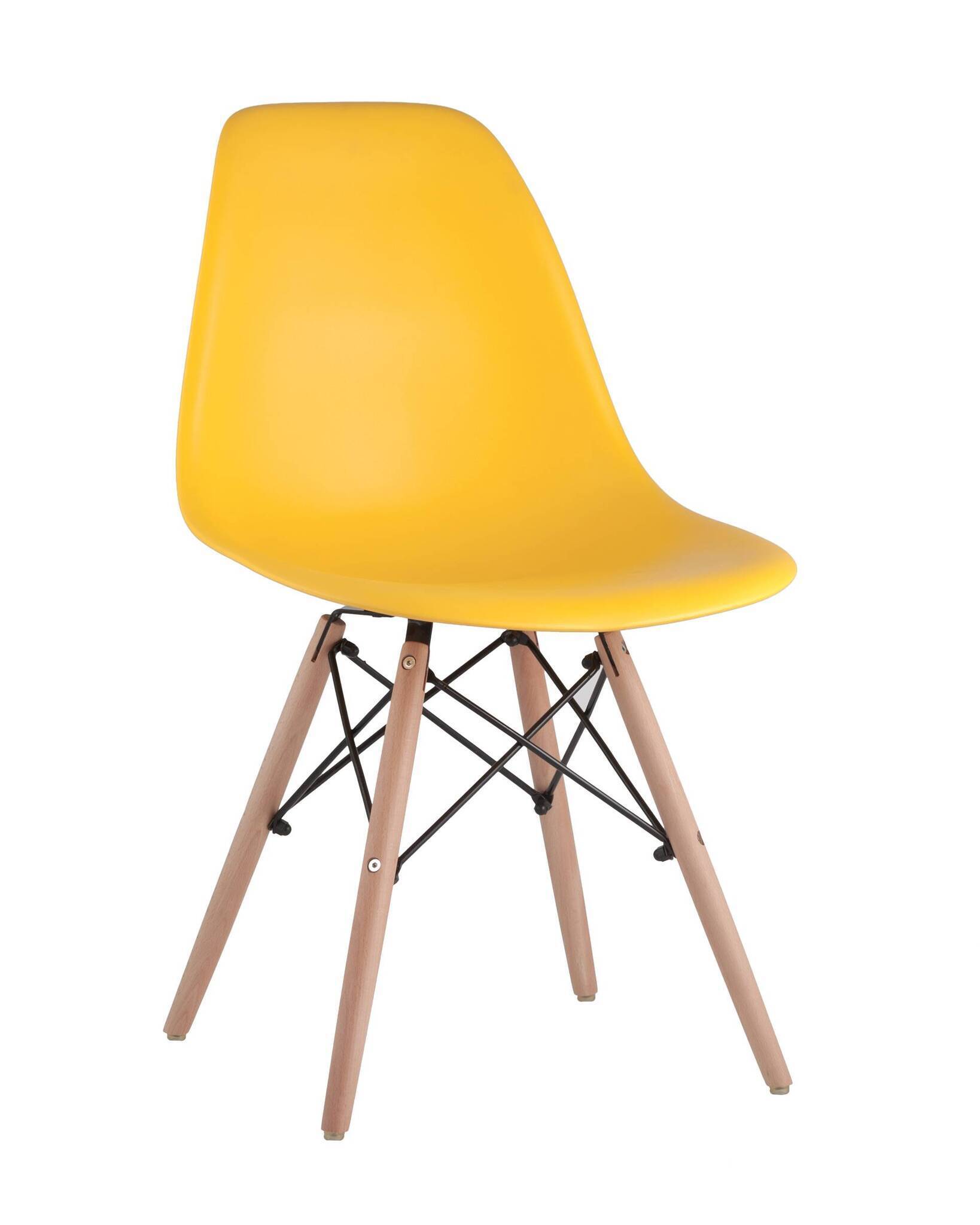Стул DSW желтый x4 Stool Group