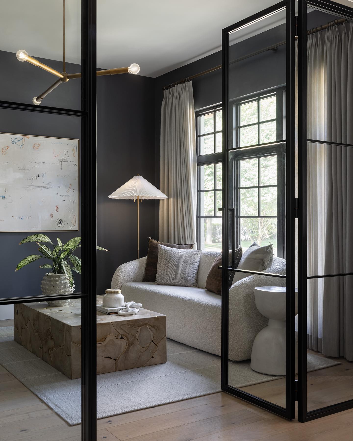 Золотая современная люстра Рамси Louvre Home LCH350325XNP