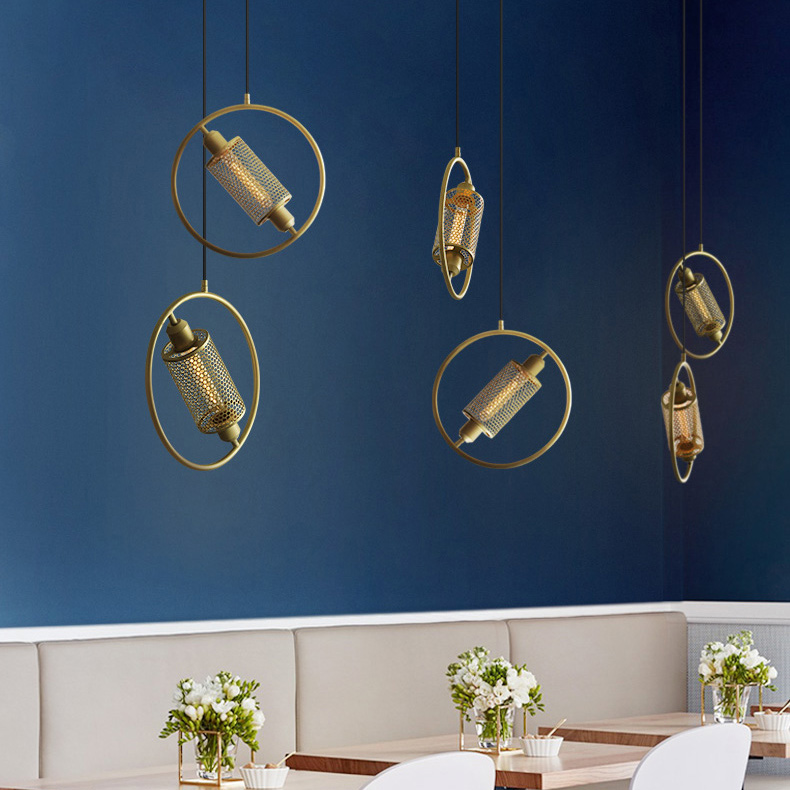 Подвесной светильник RESIST L45 Gold by ImperiumLoft