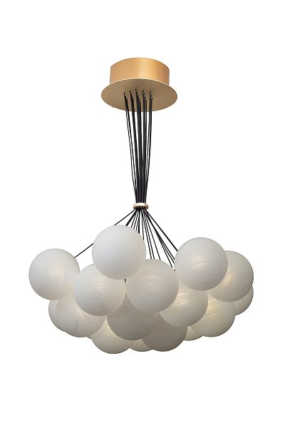 Светильник подвесной матовое стекло/золото Garda Decor 162FL-61919