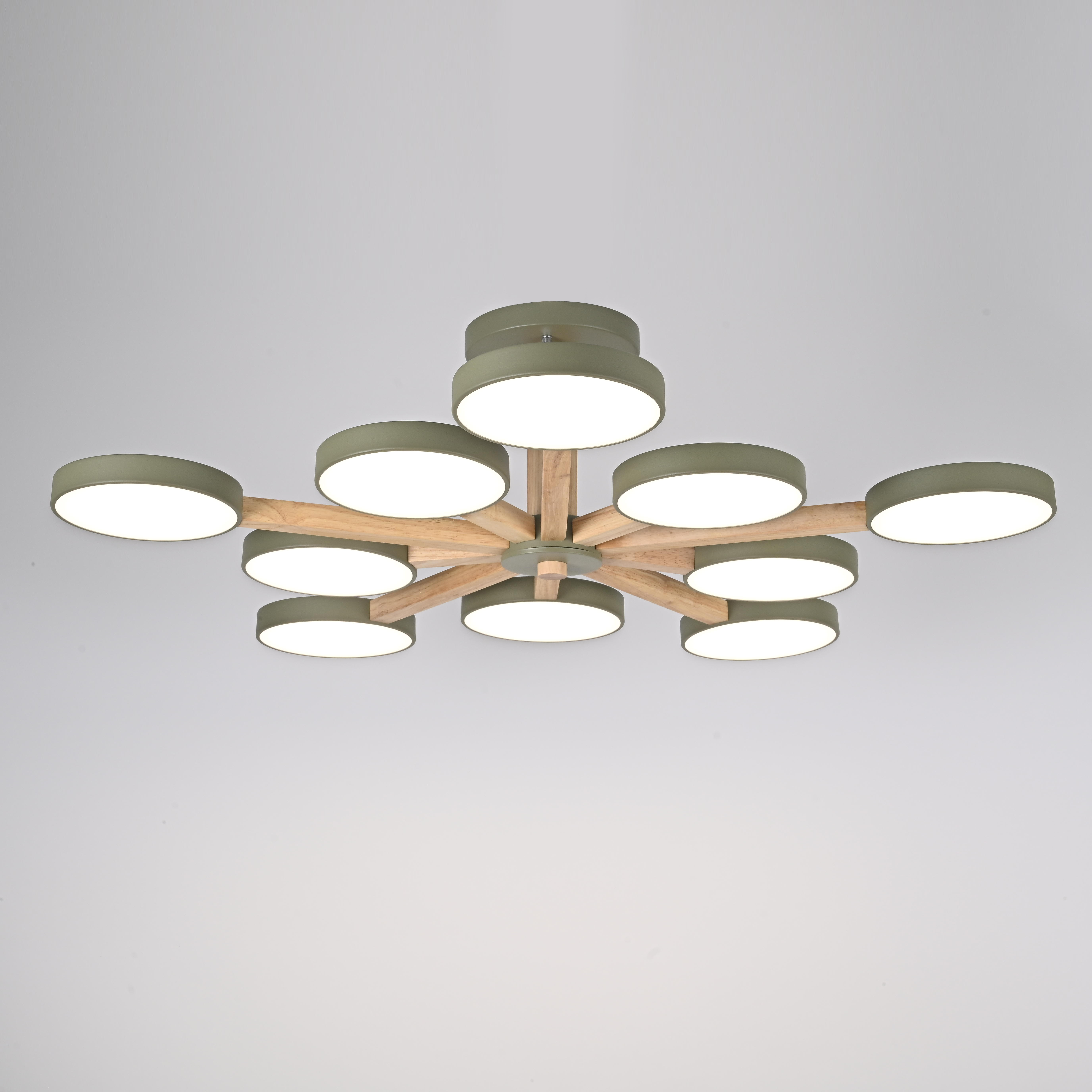 Потолочный светильник TURNA L10 Khaki by ImperiumLoft
