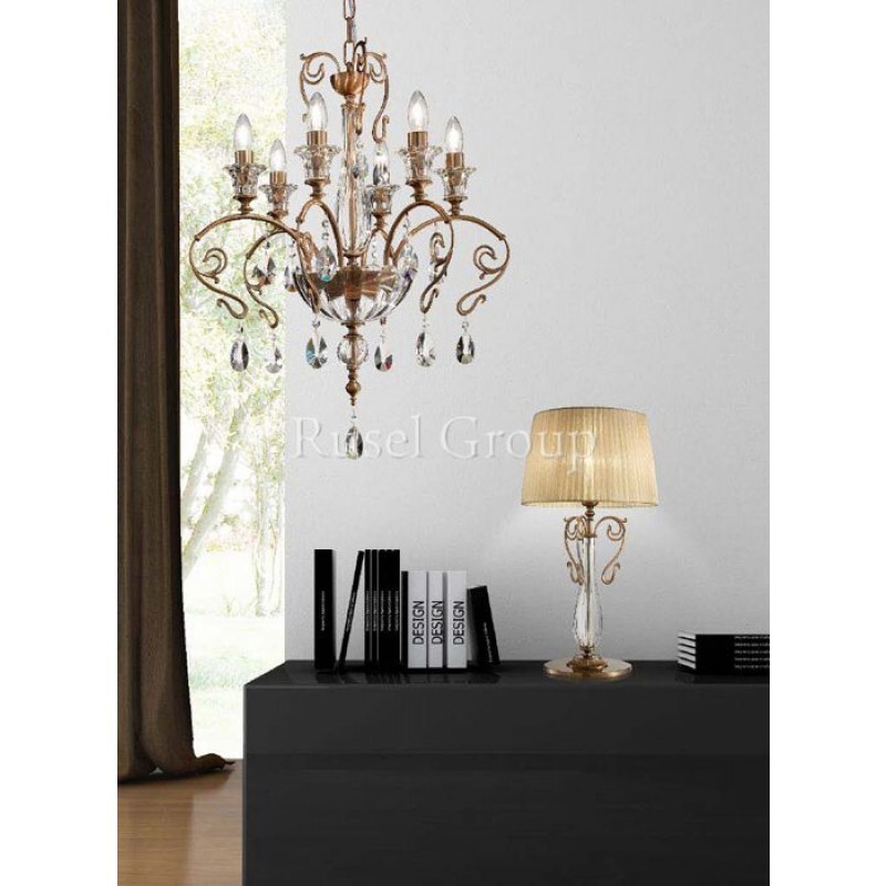 Люстра Masiero CURLI 6 (Emme Pi Light 6100)