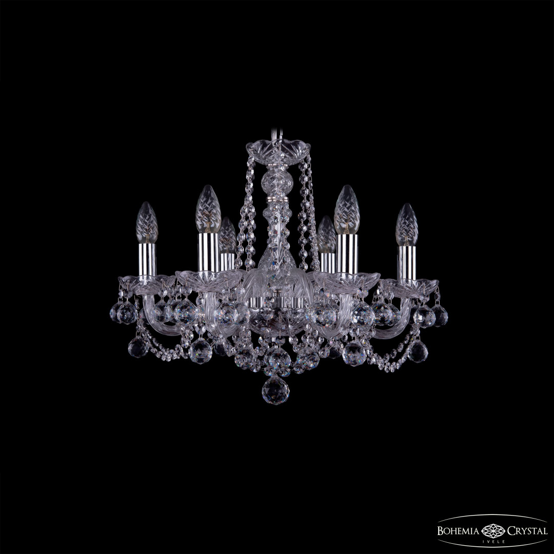 Люстра хрустальная 1402/6/160 Ni Balls